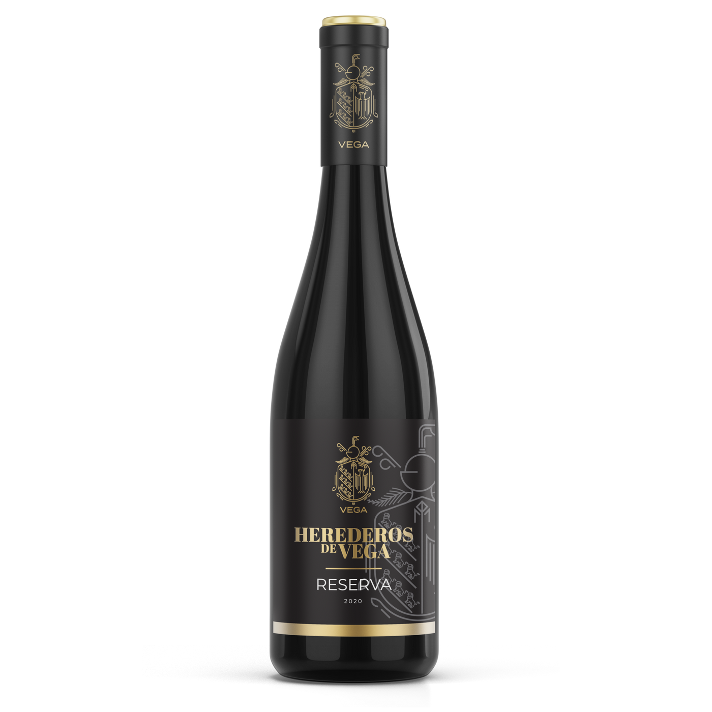 Botella de Vino (Reserva) - HEREDEROS DE VEGA