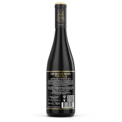 Botella de Vino (Reserva) - HEREDEROS DE VEGA